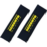 Schroth 3 Inch Nomex Harness Pads - Black Yellow, Black