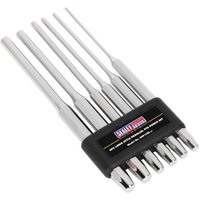 Sealey 6pc Parallel Pin Punch Set 200mm