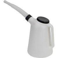 Sealey Flexible Nozzle Pouring Jugs - 5 Litre, White