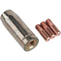 Sealey MIG954 Conical Nozzle and Contact Tips Set