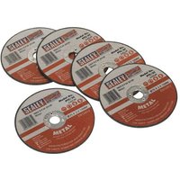 Sealey Cutting Disc 75 x 2mm Diameter 10mm Bore Pack of 5 - PTC/3C5
