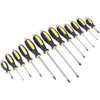 Siegen Screwdriver Set 13pc Hammer-Thru - S0754