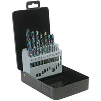 Siegen 19pc HSS Drill Bit Set with Titanium Coating