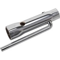 Sealey Double End Long Reach Spark Plug Box Spanner 17/21mm with L-Brace - MS158