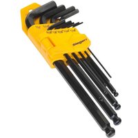 Sealey Ball-End Hex Key Set 9pc Long Imperial - S01098