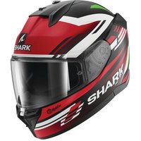 Shark D-Skwal 3 Graphic Motorcycle Helmet - S (55-56cm) - Firstlap Black / Red / Green, Black/green/red
