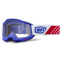 100% Accuri 2 Goggles - Kolby / Clear Lens, Blue/red/white