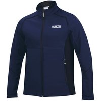 Sparco Soft Shell Jacket - Navy Blue / Black, M