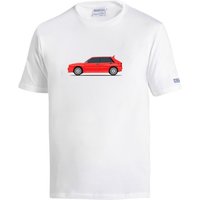 Sparco Lancia HF Delta Integrale T-Shirt - White / Red, XL