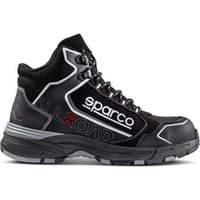Sparco Allroad S3 SRC High Top Safety Shoes - Colour: Okayama (Black), Size: UK 7 / Eur 41, Black