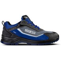 Sparco Indy S3 ESD Safety Shoes - Colour: Charlotte (Grey / Blue), Size: UK 9 5 / Eur 44, Black/blue/grey