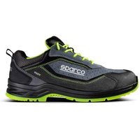 Sparco Indy S1P ESD Safety Shoes - Colour: Texas (Dark Grey / Fluro Yellow), Size: UK 9 / Eur 43, Grey/yellow