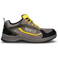 Sparco Indy-R S1P ESD Safety Shoes - Size: UK 10 5 / Eur 45, Brown/yellow