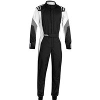 Sparco Competition Race Suit - 52, Black / White / Grey