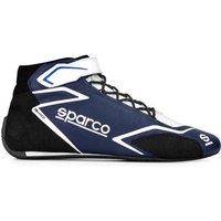 Sparco Skid Race Boots - UK 6.5 / Eur 40, Navy Blue / White