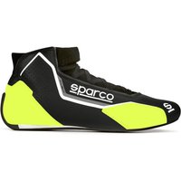 Sparco X-Light Race Boots - Colour: Black / Fluro Yellow, Size: UK 7 / Eur 41