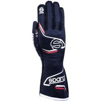 Sparco Arrow + Race Gloves - Colour: Navy Blue / Red, Size: S