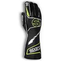 Sparco Futura Race Gloves - Colour: Black / Fluro Yellow, Size: XL
