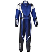 Sparco Prime-K Advanced Kart Suit - Colour: Black / Blue, Size: 58