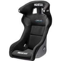Sparco Circuit / Circuit II QRT Fibreglass Seat - Large (Circuit II), Circuit II LF (Larger Size), Black