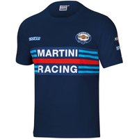 Sparco Martini Racing T-Shirt - M, Navy Blue
