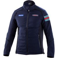 Sparco Martini Racing Soft Shell Jacket - Colour: Navy Blue, Size: L