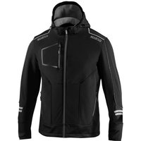Sparco Tech Soft Shell Jacket - Colour: Black / Grey, Size: XL, Black/grey