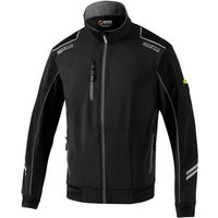 Sparco Tech Light Shell Jacket - Colour: Black / Grey, Size: XL, Black/grey