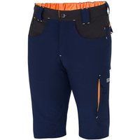 Sparco Tech Light Shorts - Colour: Navy Blue / Fluro Orange, Size: S, Blue/orange