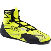 Sparco K-Rapid Kart Boots - Lace Closure - Colour: Fluro Yellow / Black, Size: UK 11 / Eur 46