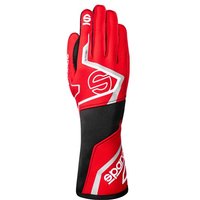 Sparco K-Tide + Kart Gloves - Colour: Red / Black, Size: M