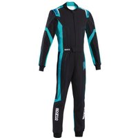 Sparco Thunder Advanced Kart Suit - Colour: Black / Blue, Size: M