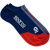 Sparco Martini Racing Iconic Design Low Cut Socks - Colour: Navy Blue, Size: L/XL