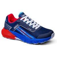 Sparco Martini Racing S-Park Safety Shoes - Size: UK 8 / Eur 42, Blue