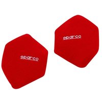 Sparco Side Backrest Cushions - Red (Pair), Red