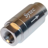 Sytec Motorsport One Way Valves For Fuel - 1/4 NPTF Female In Silver, Silver