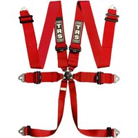 TRS Magnum Standard / Superlite / Ultralite 6 Point Saloon Harness - Red, 6 Point, Ultralite, Red
