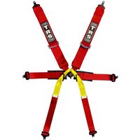 TRS Pro Standard / Superlite 6 Point Single Seater - Red, 6 Point, Standard, Red