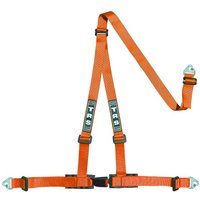 TRS 3 Point Clubman Standard / Superlite / Ultralite Harness - Orange, Standard, Orange