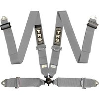 TRS Magnum Standard / Superlite / Ultralite 4 Point Saloon Harness - Grey, Standard, Grey