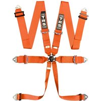 TRS Magnum Standard / Superlite / Ultralite 6 Point Saloon Harness - Orange, Standard, Orange
