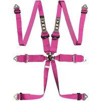 TRS Magnum Standard / Superlite / Ultralite 6 Point FHR Harness - Pink, Superlite, Pink