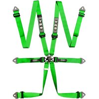 TRS Pro 6 Point Ultralite HANS / FHR Harness - Green, 6 Point, Green