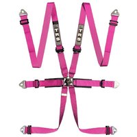 TRS Pro International Standard / Superlite / Ultralite 6 Point Saloon Harness - Pink, Superlite, Pink