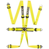 TRS Pro International Standard / Superlite / Ultralite 6 Point Saloon Harness - Yellow, Ultralite, Yellow