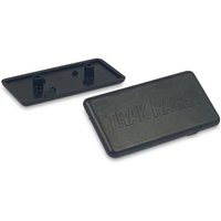 Trak Racer Extruded Aluminium Profile ABS End Cap For TR160 / TR120 / TR80 Cockpits - 80 x 40mm
