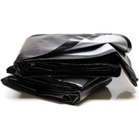 TRS Heavy Duty Waterproof Tarpaulin/Ground Sheet - 3 X 3.6m, Black