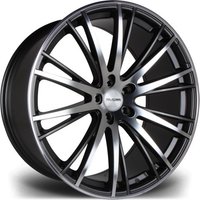 Riviera RV128 Alloy Wheels In Matt Gunmetal Set Of 4 - 22x10.5 Inch ET15 5x112 PCD, Gunmetal