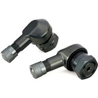 Warrior Motorcycle Tyre Valves - Silver, Single, Silver