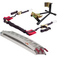 Warrior Bar Straps, Wheel Chock and Loading Ramp Bundle